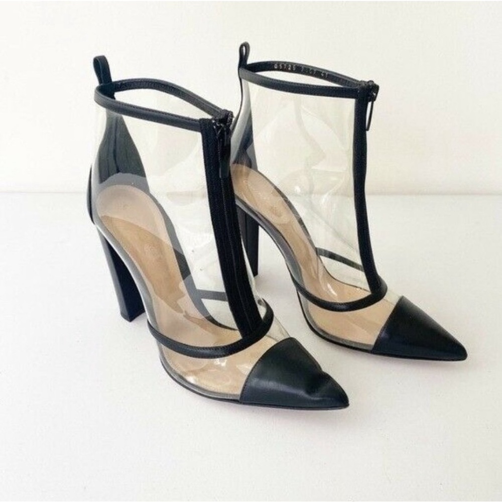 Gianvito Rossi Watson PVC Ankle Boot Shoes clear